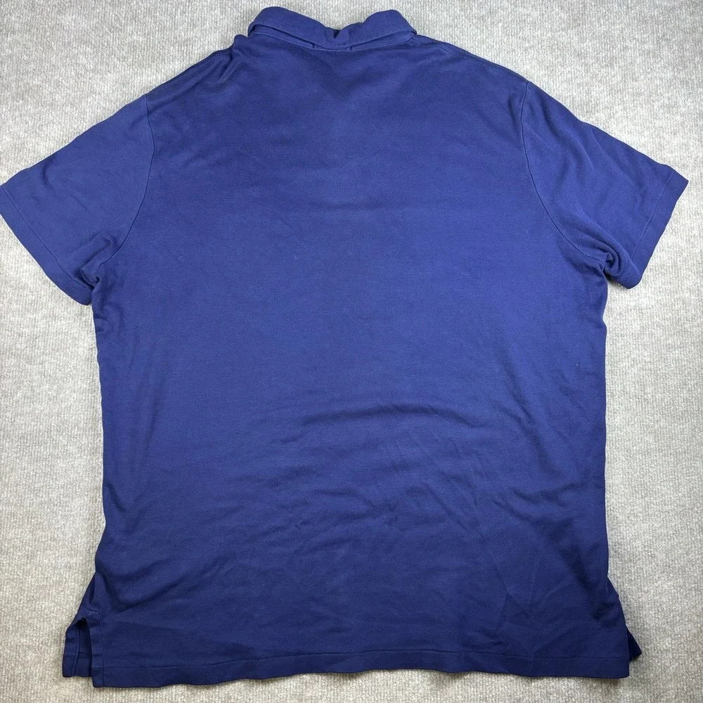 Polo Ralph Lauren Polo Shirt Men's XL Blue Short Sleeve Cotton Pony Logo Classic